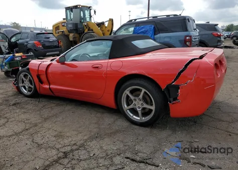 2002 Chevrolet Corvette из США, поврежденный, VIN 1G1YY32G425128263